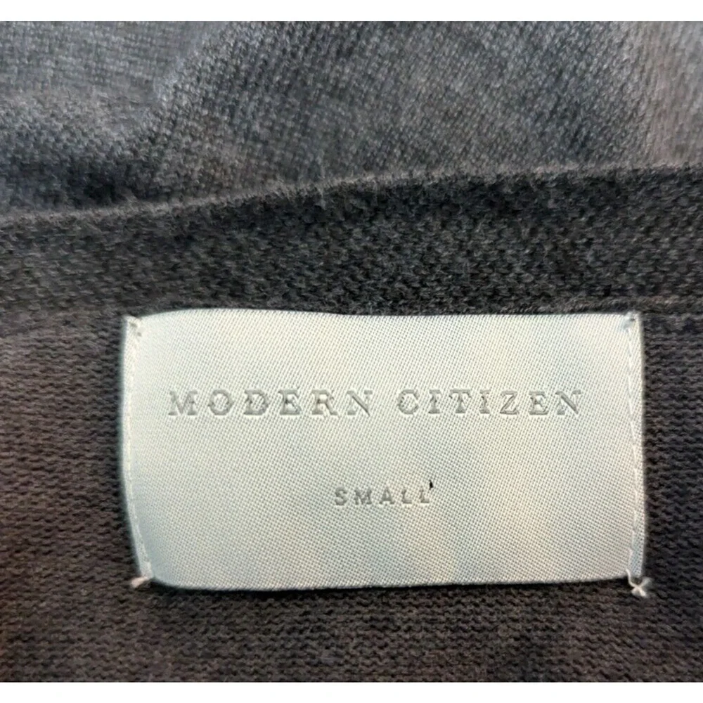 Modern Citizen Charcoal Wrap Dress - Picture 5 of 6